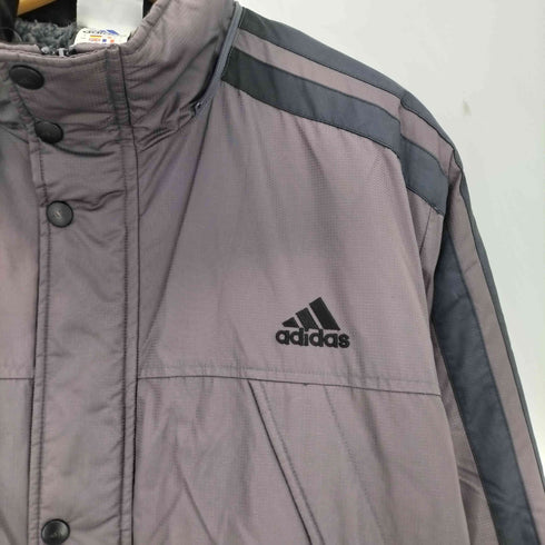 アディダス adidas 00s 山型タグ 裏ボア 3ライン ベンチコート メンズ JPN:L