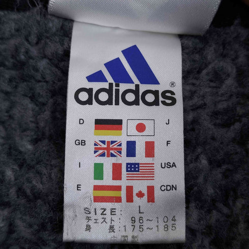 アディダス adidas 00s 山型タグ 裏ボア 3ライン ベンチコート メンズ JPN:L