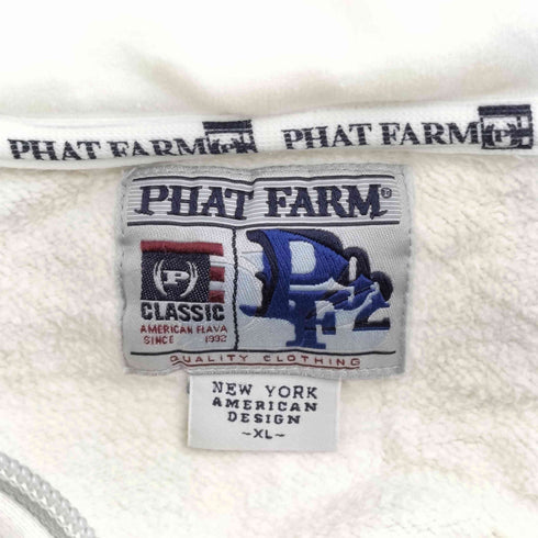 ファットファーム PHAT FARM フロント刺繍 ジップパーカー メンズ import:XL