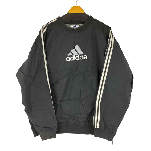 アディダス adidas 90S 万国旗タグ ロゴ刺繍 ナイロンプルオーバー メンズ