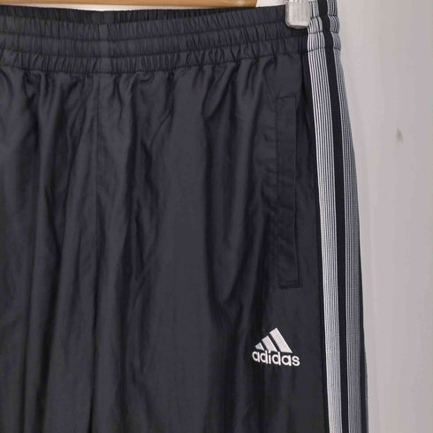 アディダス adidas 00s CLIMA PROOF ロゴ刺繍 裏地メッシュ グラデーション 3ストライプ ウインドブレーカー パンツ メンズ O