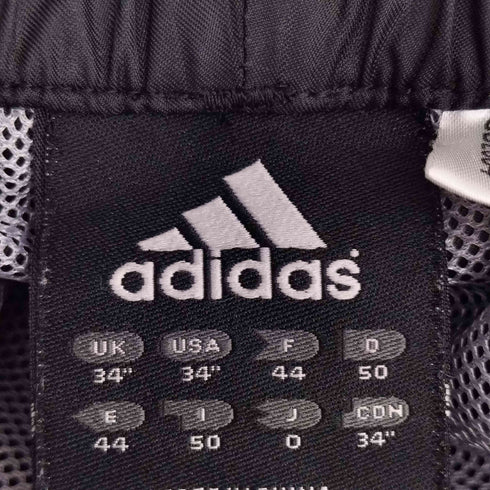 アディダス adidas 00s CLIMA PROOF ロゴ刺繍 裏地メッシュ グラデーション 3ストライプ ウインドブレーカー パンツ メンズ O