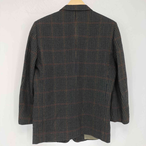 カルバンクライン CALVIN KLEIN Lambswool チェック柄 シングルテーラードジャケット メンズ M