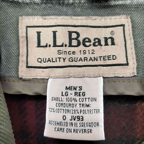 エルエルビーン L.L.Bean 00S ライナー付き ダック地カバーオール メンズ LG-REG