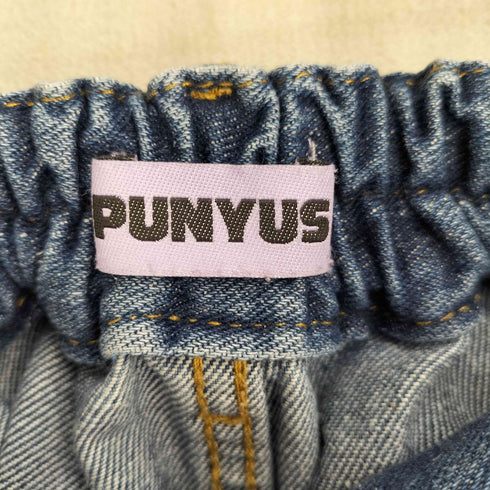 プニュズ PUNYUS 23SS ダメージ デニムバギーパンツ レディース JPN:4