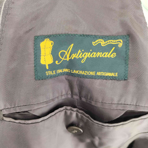 Artigianale ストライプウールシングルテーラードジャケット セットアップ メンズ 50