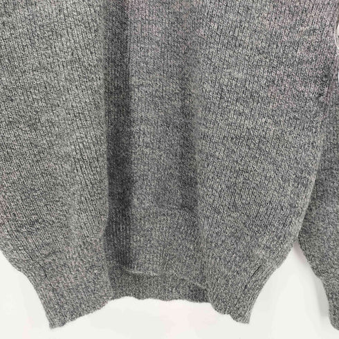 ダックスロンドン DAKS LONDON 日本製 ハーフジップ プルオーバー ウール 切り替え ニット メンズ JPN:M