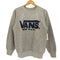 バンズ VANS 80S USA製 デカロゴ クルーネック スウェット メンズ import:M