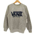 バンズ VANS 80S USA製 デカロゴ クルーネック スウェット メンズ import:M