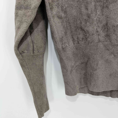 i wonder if... パイル地 レーヨン ナイロン ポリ カーディガン レディース