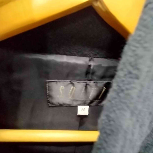 SOLEIL アンゴラ100 スタンドカラーコート レディース 9AR