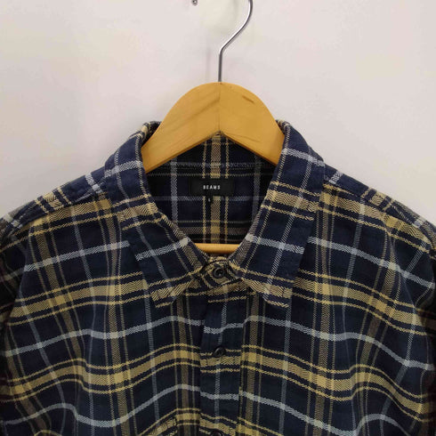 ビームス BEAMS ショート チェックシャツ メンズ JPN:L