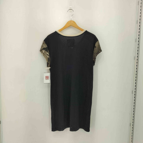 ディーゼル DIESEL メッシュドッキング マーブルデザイン 半袖 ワンピース Y2K レディース