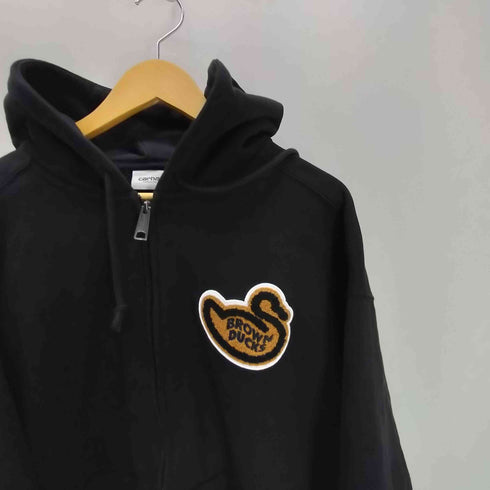 カーハートワークインプログレス Carhartt WIP Hooded Brown Ducks Jacket フーデッドブラウンダックジャケット メンズ import:XL