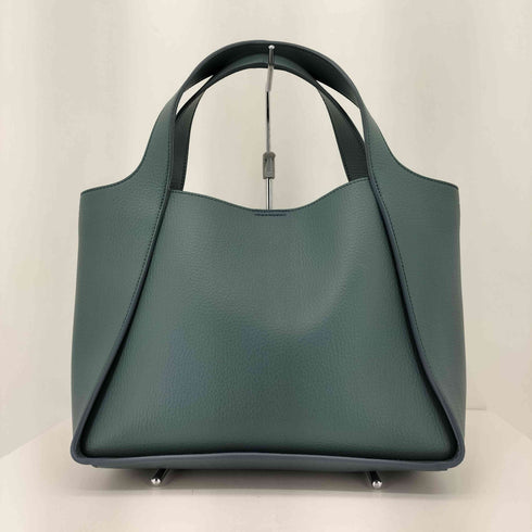 ステラマッカートニー STELLA McCARTNEY サークルロゴ スタッズデザイン ミニポーチ付き 2WAY ショルダー レザーハンドバック レディース