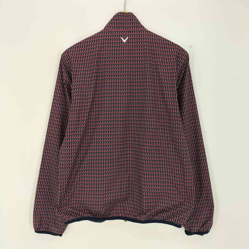 キャロウェイ Callaway ロゴ刺繍 総柄 2way ブルゾン メンズ LL