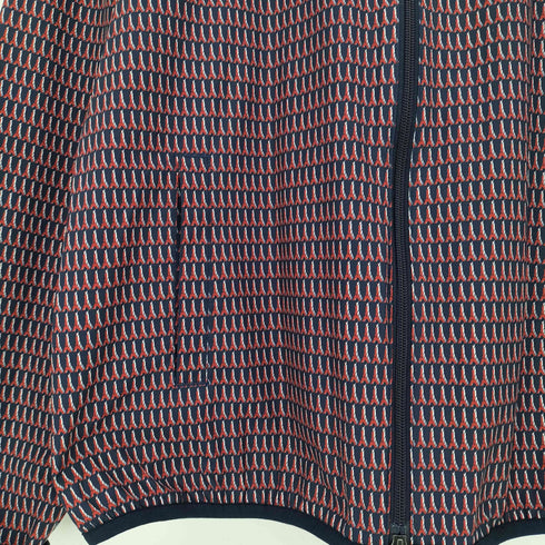 キャロウェイ Callaway ロゴ刺繍 総柄 2way ブルゾン メンズ LL