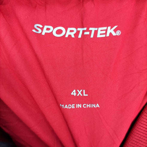 SPORT TEK 企業ロゴ刺繍 Vジャン プルオーバー ジャケット メンズ 4XL