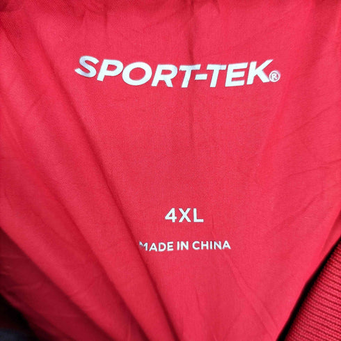 SPORT TEK 企業ロゴ刺繍 Vジャン プルオーバー ジャケット メンズ 4XL