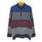 トミーヒルフィガー TOMMY HILFIGER LUXURY BLEND マルチボーダー ハーフジップ ニット メンズ import:XL