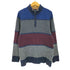 トミーヒルフィガー TOMMY HILFIGER LUXURY BLEND マルチボーダー ハーフジップ ニット メンズ import:XL
