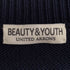ビューティーアンドユースユナイテッドアローズ BEAUTY & YOUTH UNITED ARROWS ドライコットン 5ゲージ チェック クルーネック ニット メンズ JPN:L