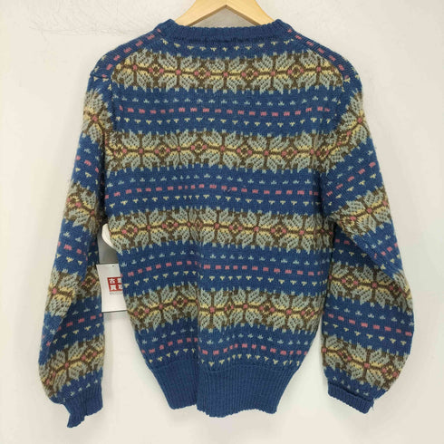 ジャンセン jantzen ノルディック柄 バーズアイ ウールニットセーター レディース JPN:M