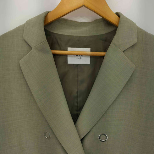 アメリ AMERI RING DOT BUTTON JACKET リングドットボタン ダブルブレスト テーラードジャケット レディース F