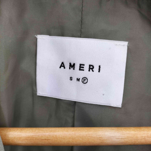 アメリ AMERI RING DOT BUTTON JACKET リングドットボタン ダブルブレスト テーラードジャケット レディース F