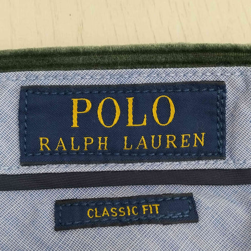 ポロラルフローレン POLO RALPH LAUREN CLASSIC FIT ノータック 太畝 コーデュロイ パンツ メンズ 33/32