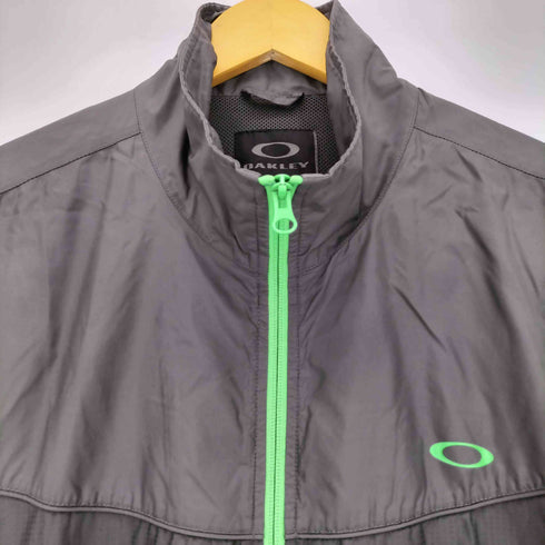 オークリー OAKLEY 裏地メッシュ ナイロン ジャケット ウインドブレーカー メンズ import:L