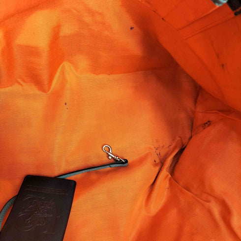 ADMJ クロコ型押しレザートートバック レディース