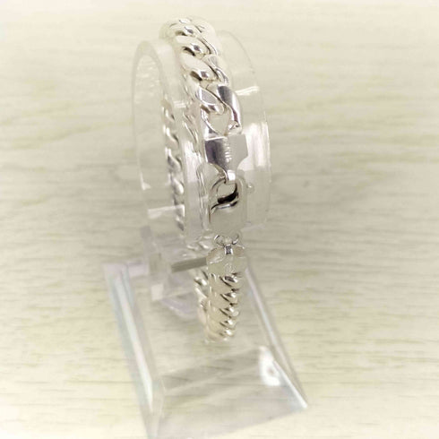 SILVER 925刻印 チェーンブレスレット メンズ