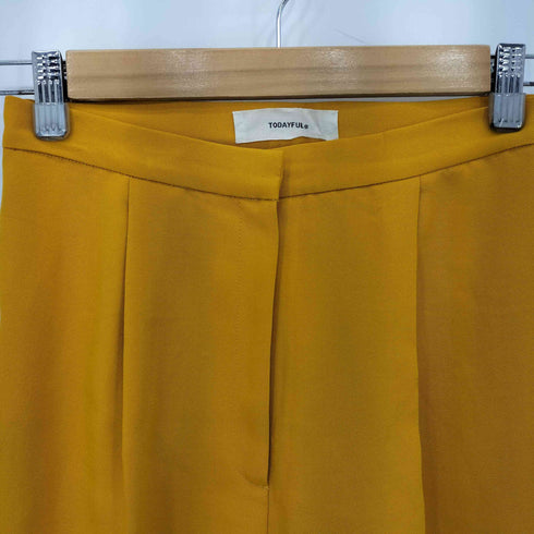 トゥデイフル TODAYFUL Pique Tuck Trousers ピケタック トラウザー スラックスパンツ レディース 36