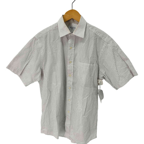 ブルックスブラザーズ BROOKS BROTHERS チェック 半袖 コットン ドレスシャツ メンズ 15 1/2