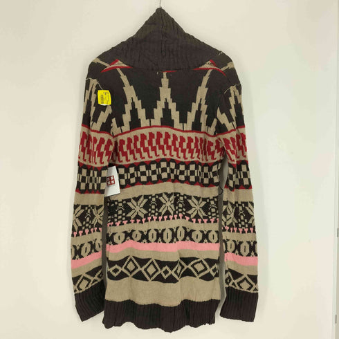 アクリル ナイロン ニット カーディガン レディース import:S