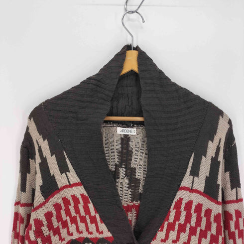 アクリル ナイロン ニット カーディガン レディース import:S