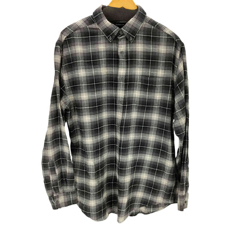 クラフトアンドバロー Croft&Barrow コットンネル L/S ボタンダウンシャツ メンズ JPN:L