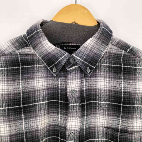 クラフトアンドバロー Croft&Barrow コットンネル L/S ボタンダウンシャツ メンズ JPN:L