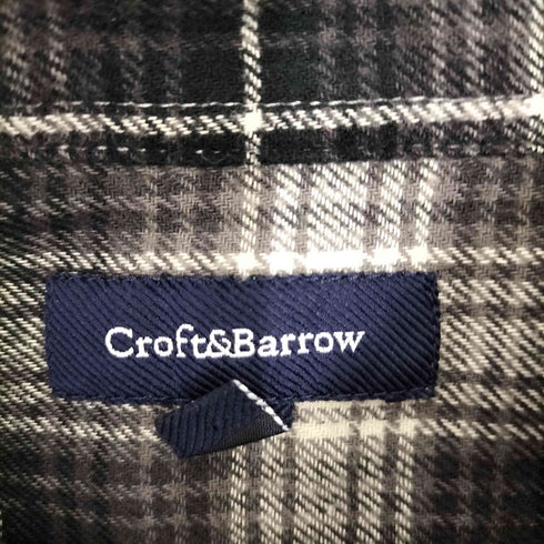 クラフトアンドバロー Croft&Barrow コットンネル L/S ボタンダウンシャツ メンズ JPN:L