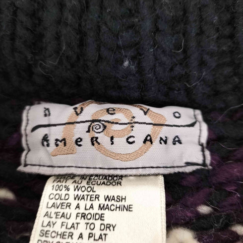エクアドル製 NUEVO AMERICANA ウールニット メンズ