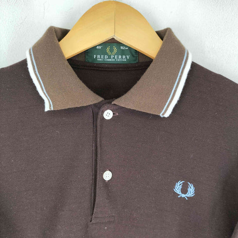 フレッドペリー FRED PERRY 月桂樹 ロゴ刺繍 S/S ポロシャツ メンズ FR:40