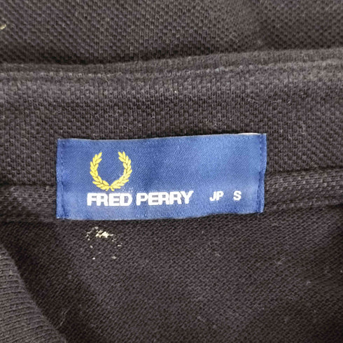 フレッドペリー FRED PERRY 月桂樹 ロゴ刺繍 フロントストライプ S/S ポロシャツ メンズ import:S