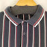 フレッドペリー FRED PERRY 月桂樹 ロゴ刺繍 ストライプ S/S ポロシャツ メンズ import:S