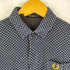 フレッドペリー FRED PERRY 月桂樹 ロゴ刺繍 ドット柄 S/S シャツ メンズ import:S