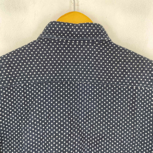 フレッドペリー FRED PERRY 月桂樹 ロゴ刺繍 ドット柄 S/S シャツ メンズ import:S