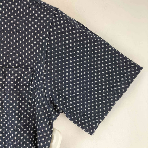 フレッドペリー FRED PERRY 月桂樹 ロゴ刺繍 ドット柄 S/S シャツ メンズ import:S