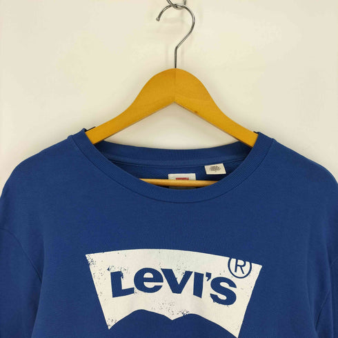 リーバイス Levis ロゴプリント コットン クルーネック スウェット メンズ import:M