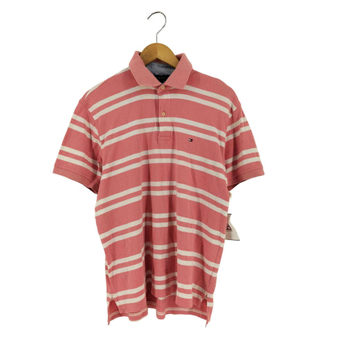 トミーヒルフィガー TOMMY HILFIGER ボーダー ポロシャツ メンズ import:M