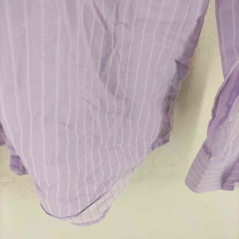 エルメネジルドゼニア Ermenegildo Zegna ストライプ レギュラーカラーシャツ メンズ